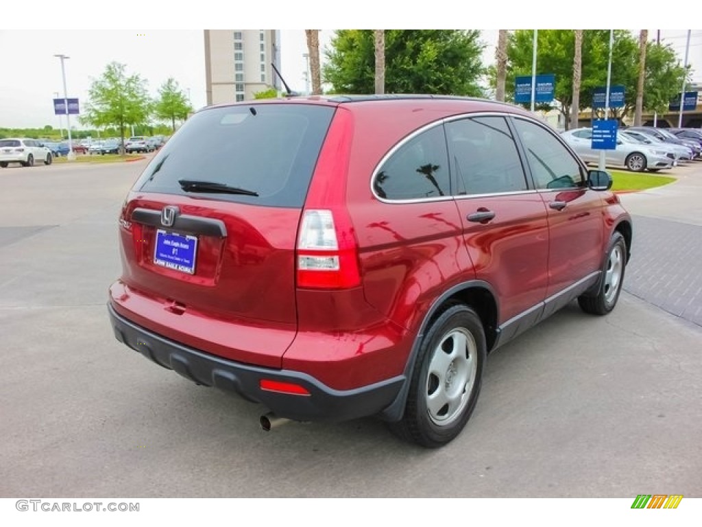 2008 CR-V LX - Tango Red Pearl / Gray photo #7