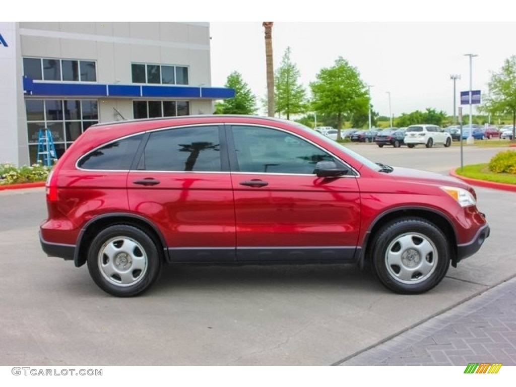 2008 CR-V LX - Tango Red Pearl / Gray photo #8