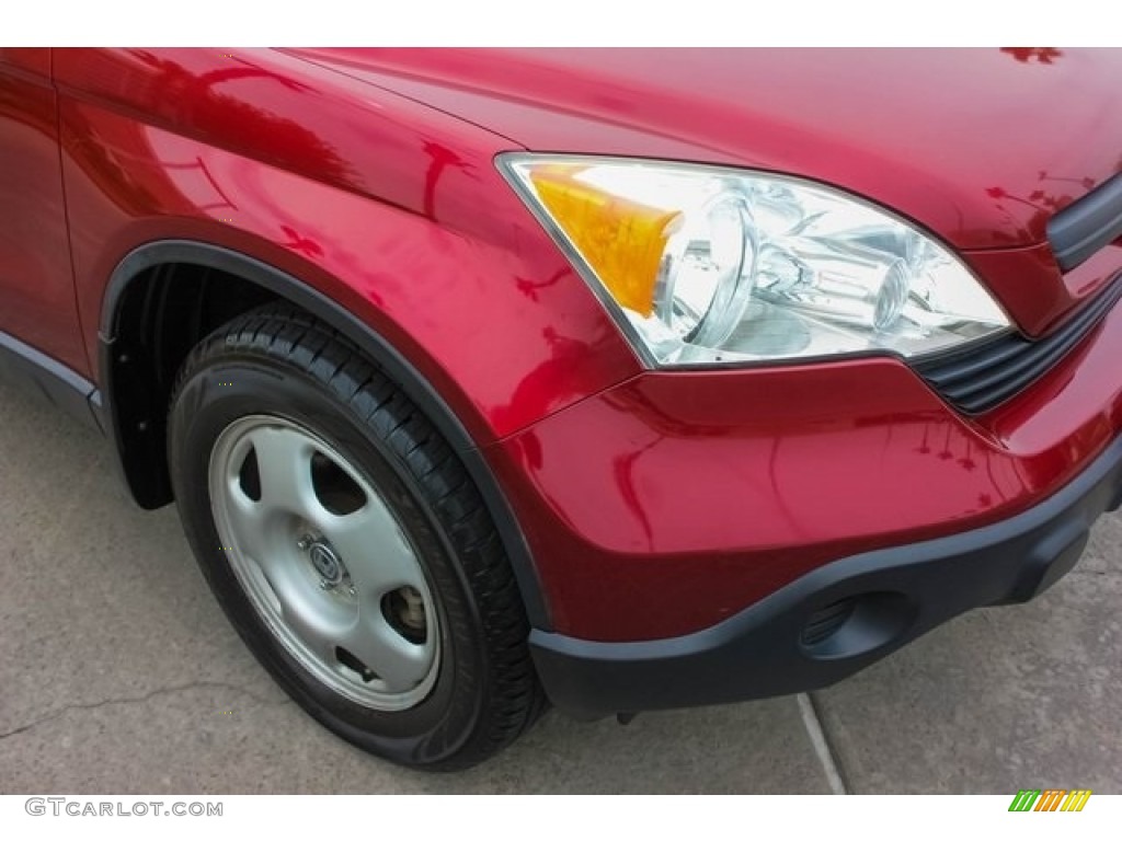 2008 CR-V LX - Tango Red Pearl / Gray photo #10