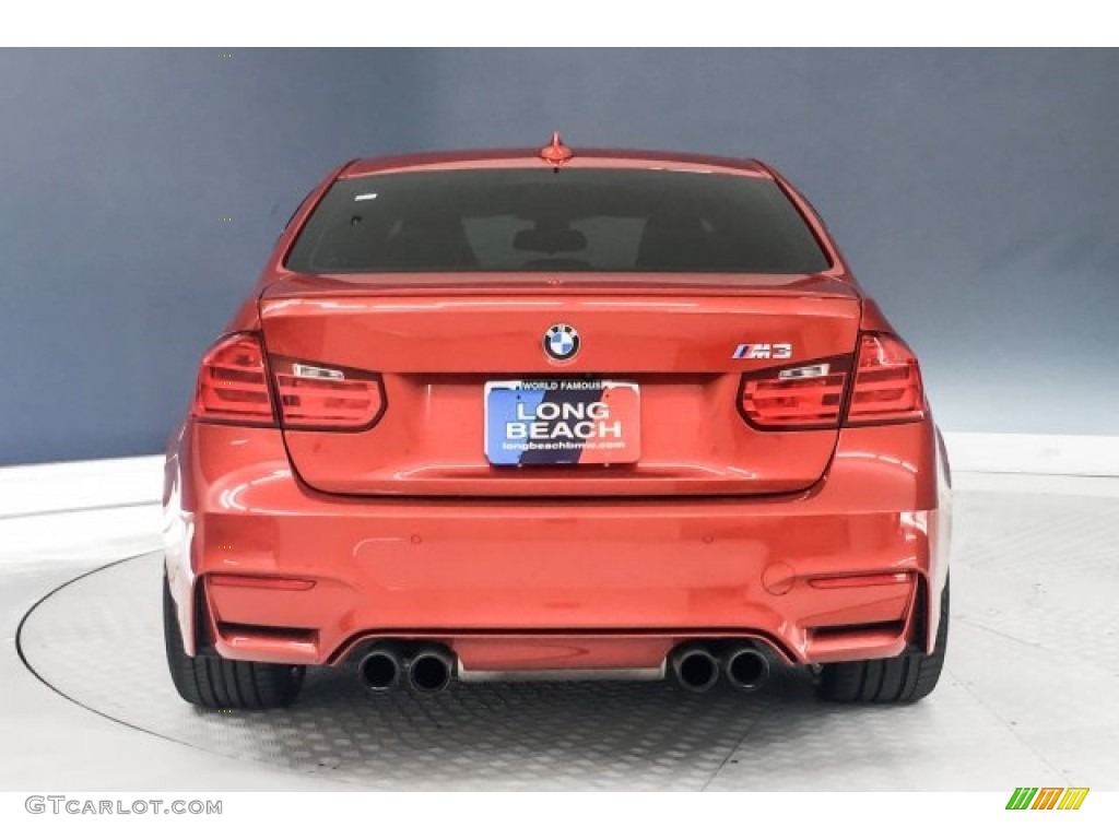2015 M3 Sedan - Sakhir Orange Metallic / Sakhir Orange/Black photo #3