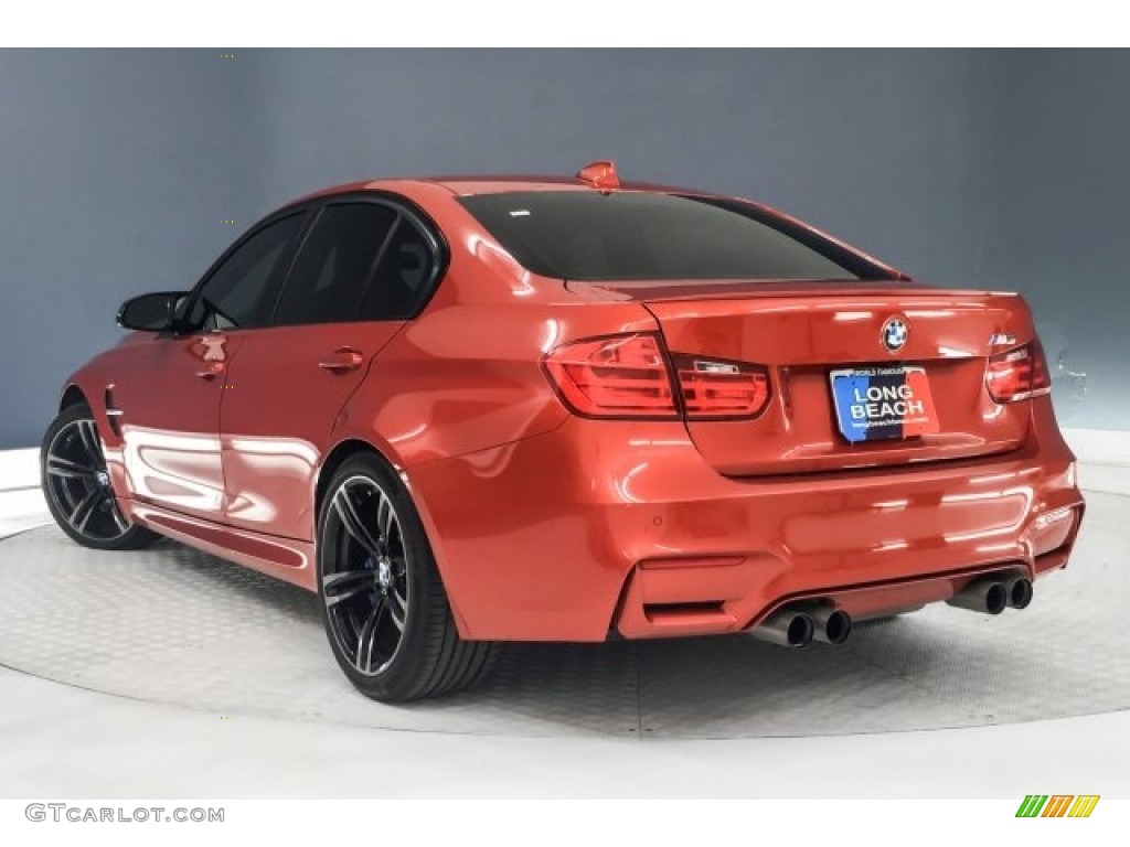 2015 M3 Sedan - Sakhir Orange Metallic / Sakhir Orange/Black photo #10