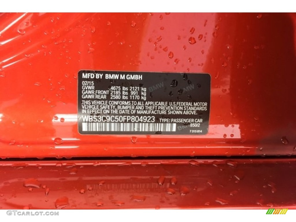2015 M3 Sedan - Sakhir Orange Metallic / Sakhir Orange/Black photo #22