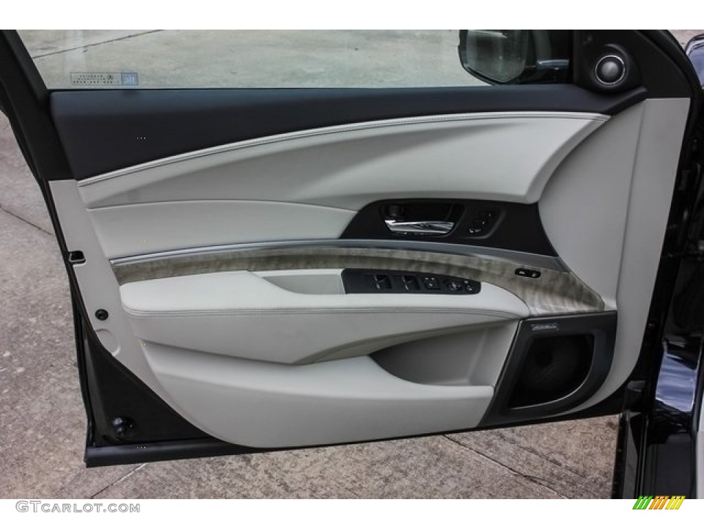 2018 Acura RLX Sport Hybrid SH-AWD Seacoast Door Panel Photo #126765071