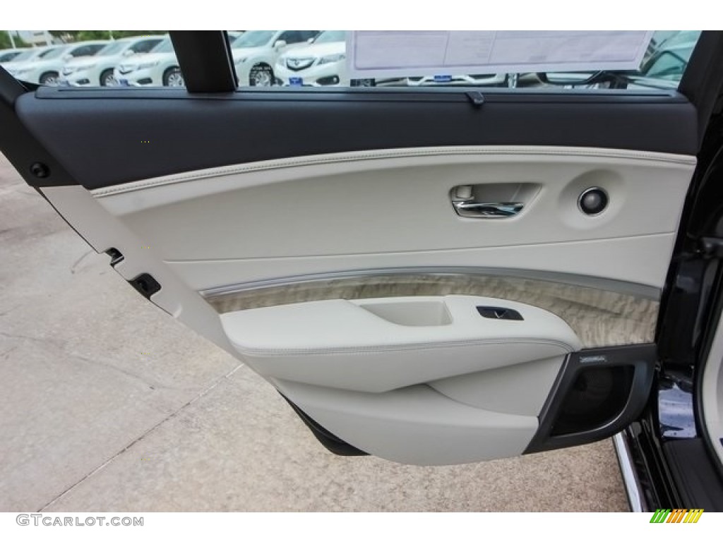 2018 Acura RLX Sport Hybrid SH-AWD Seacoast Door Panel Photo #126765161