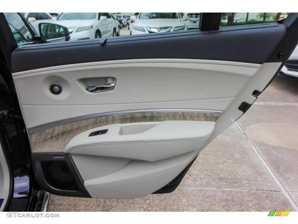 2018 Acura RLX Sport Hybrid SH-AWD Seacoast Door Panel Photo #126765221