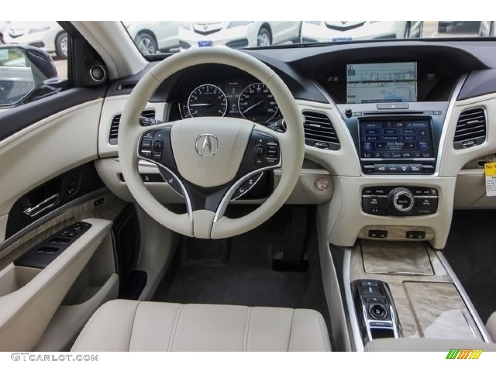 2018 Acura RLX Sport Hybrid SH-AWD Seacoast Dashboard Photo #126765344