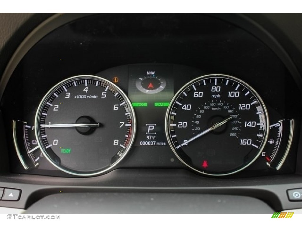 2018 Acura RLX Sport Hybrid SH-AWD Gauges Photo #126765593