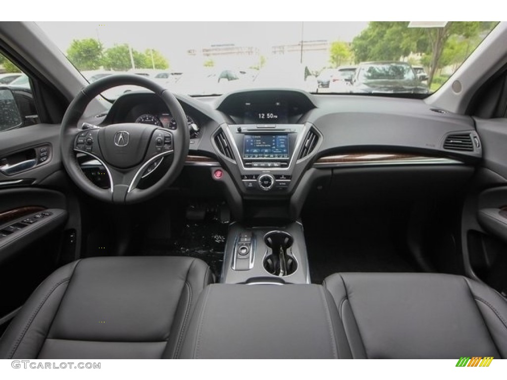 Ebony Interior 2018 Acura MDX AWD Photo #126767798