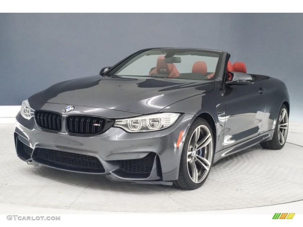 2015 M4 Convertible - Mineral Grey Metallic / Sakhir Orange/Black photo #12