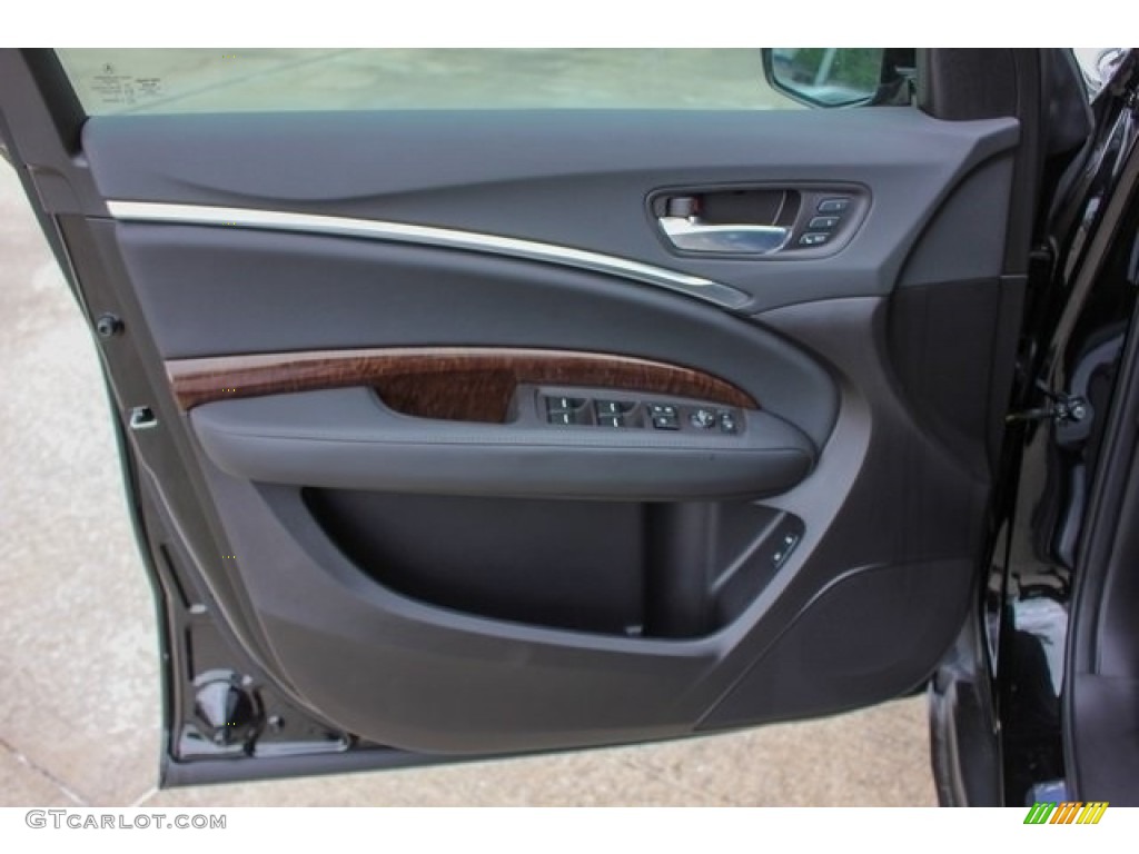 2018 Acura MDX AWD Ebony Door Panel Photo #126767834