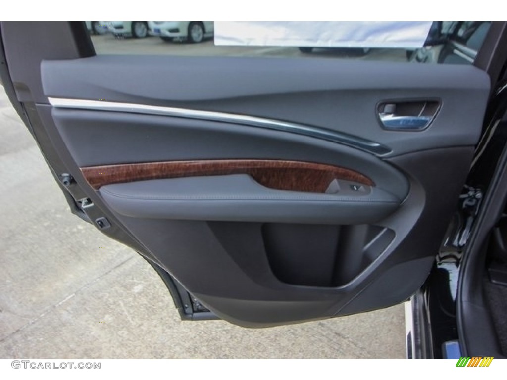 2018 Acura MDX AWD Ebony Door Panel Photo #126767933