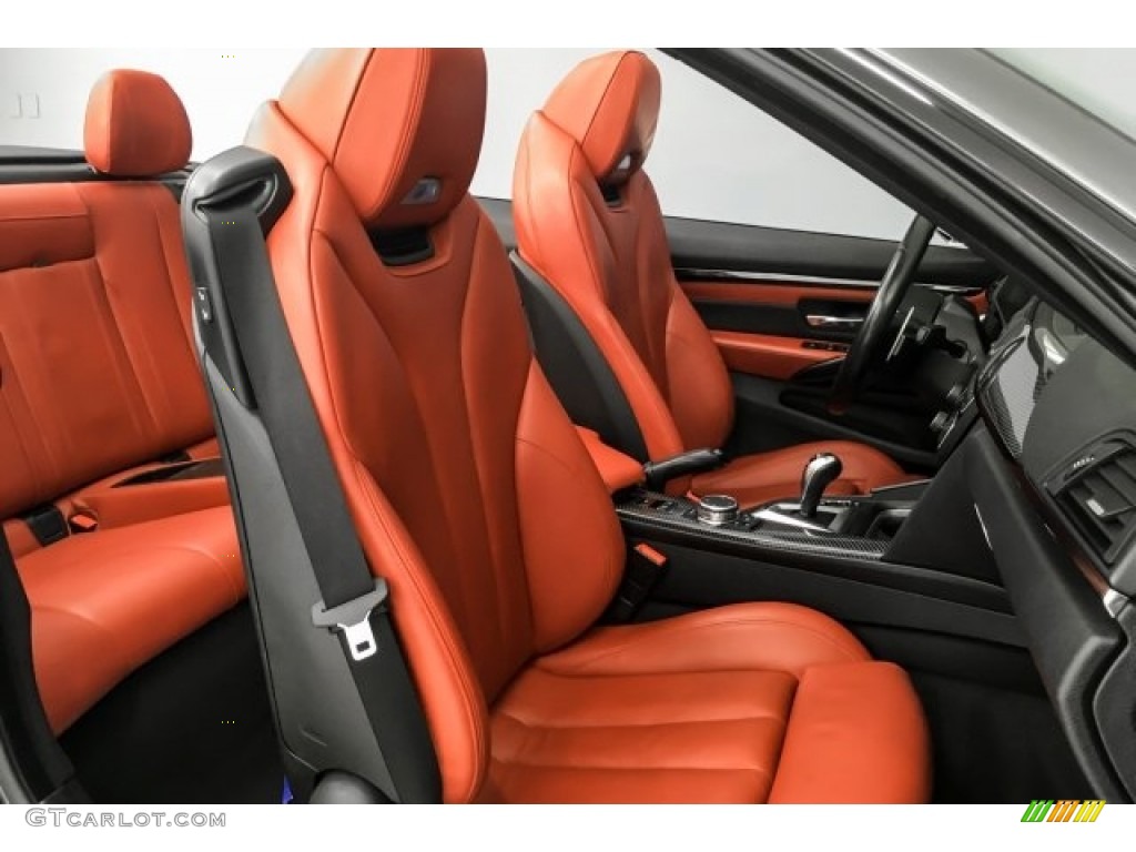 2015 M4 Convertible - Mineral Grey Metallic / Sakhir Orange/Black photo #33