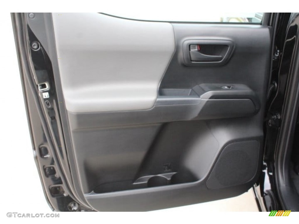 2018 Toyota Tacoma SR Double Cab Cement Gray Door Panel Photo #126768371