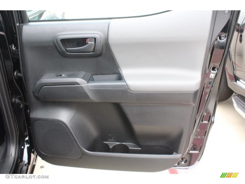 2018 Toyota Tacoma SR Double Cab Cement Gray Door Panel Photo #126768467