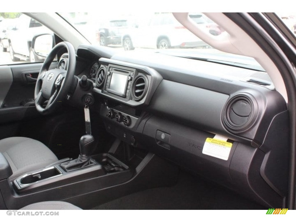 2018 Toyota Tacoma SR Double Cab Cement Gray Dashboard Photo #126768521