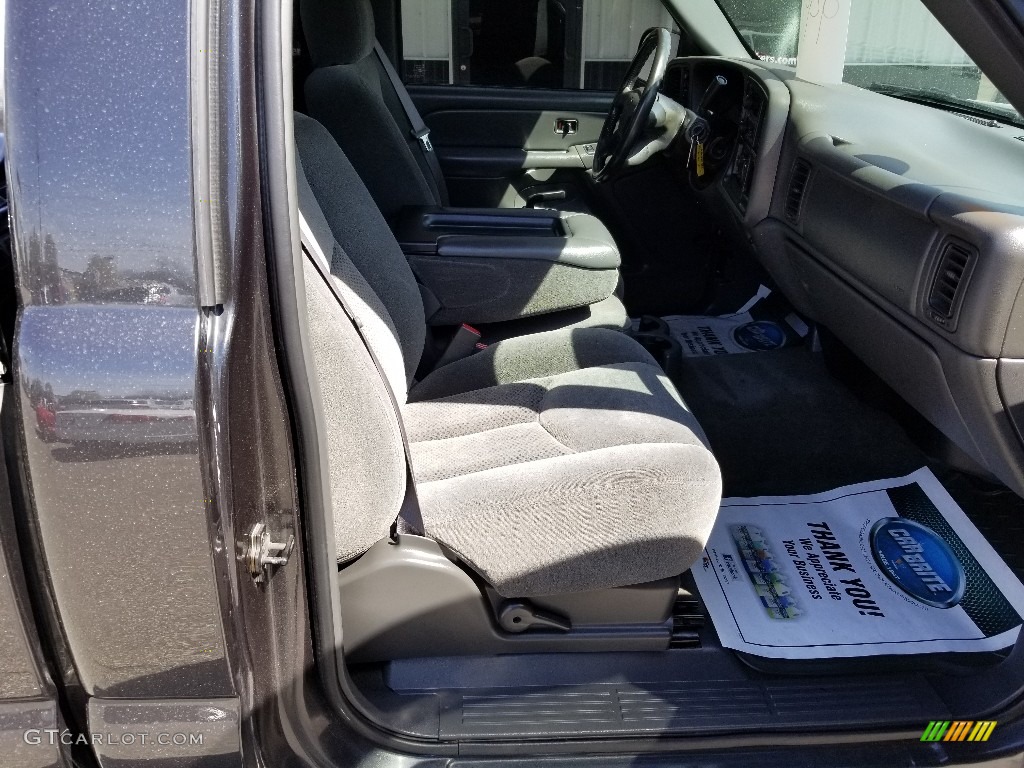 2004 Silverado 1500 LS Regular Cab 4x4 - Dark Gray Metallic / Dark Charcoal photo #13