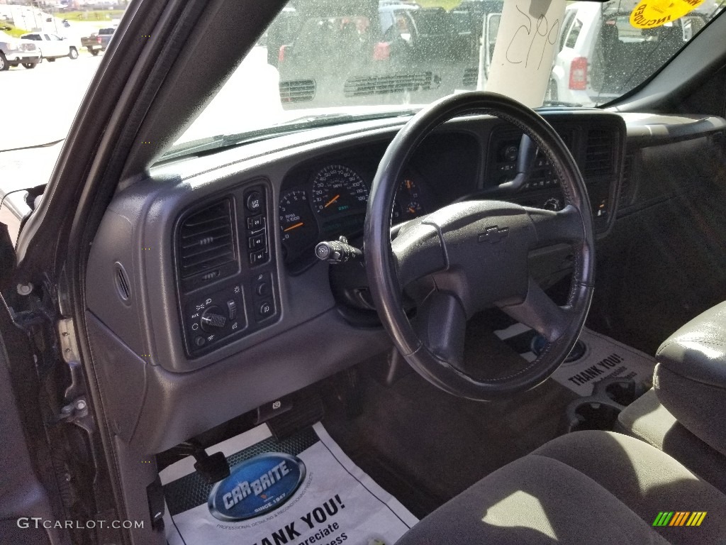 2004 Silverado 1500 LS Regular Cab 4x4 - Dark Gray Metallic / Dark Charcoal photo #20