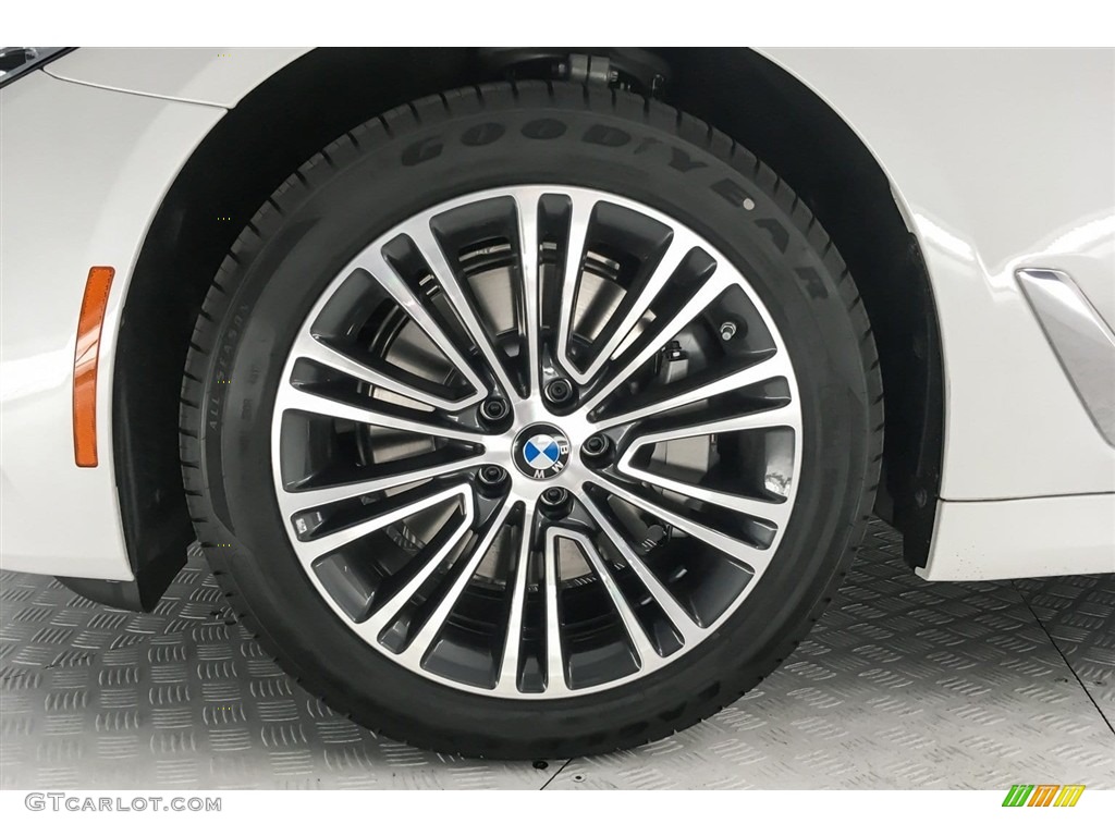 2018 5 Series 540i Sedan - Mineral White Metallic / Black photo #9