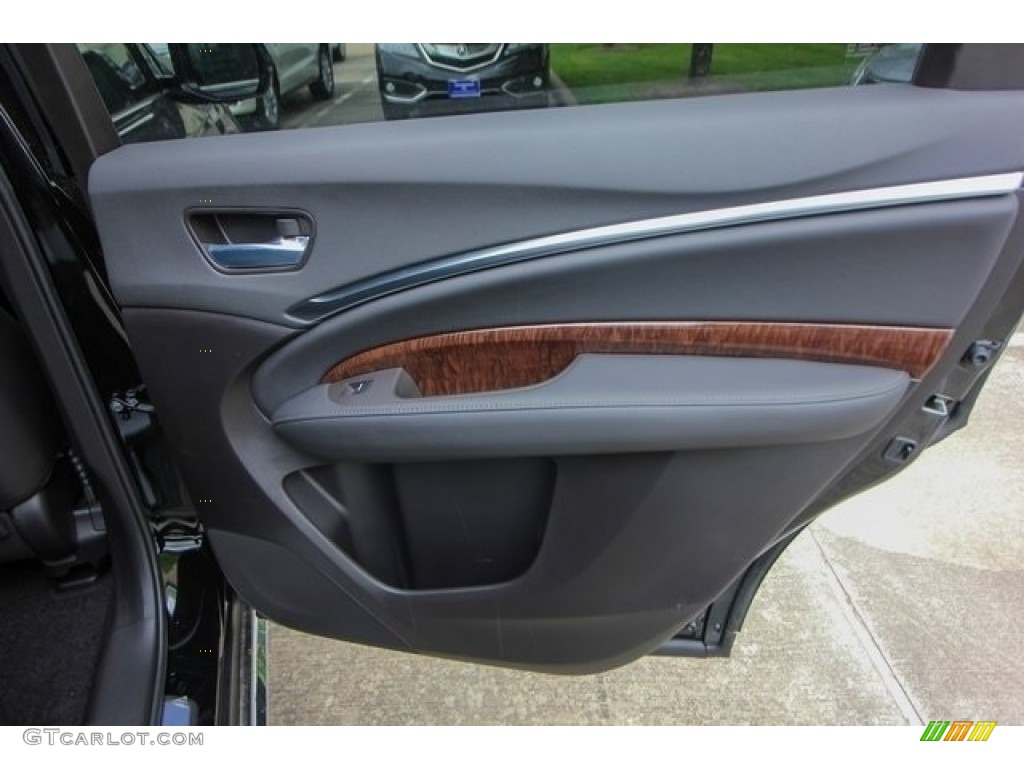 2018 Acura MDX AWD Ebony Door Panel Photo #126770291