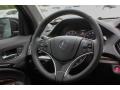 Ebony 2018 Acura MDX AWD Steering Wheel