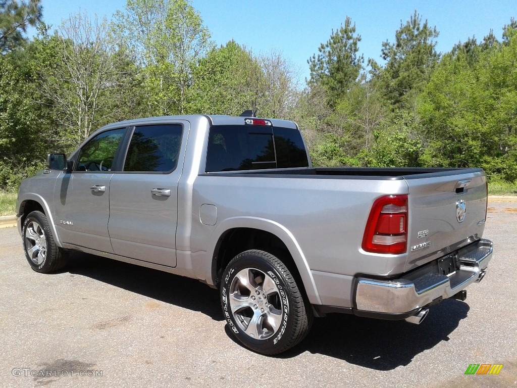 2019 1500 Laramie Crew Cab 4x4 - Billett Silver Metallic / Black photo #8