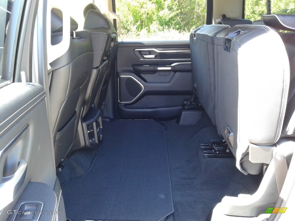 Black Interior 2019 Ram 1500 Laramie Crew Cab 4x4 Photo #126771676