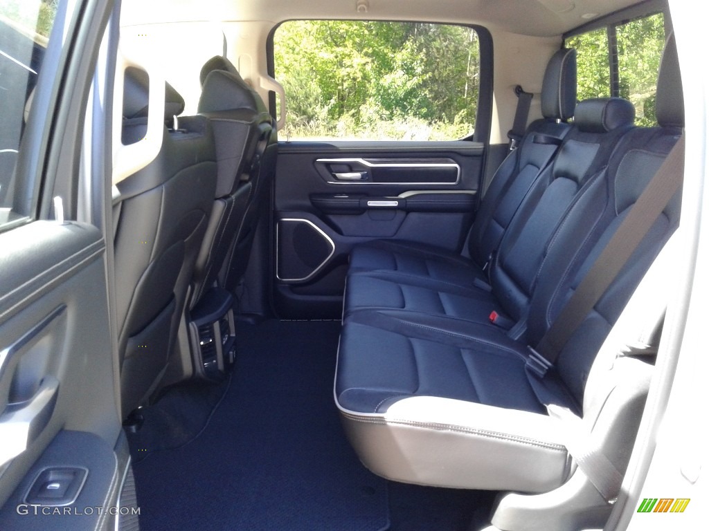 Black Interior 2019 Ram 1500 Laramie Crew Cab 4x4 Photo #126771715