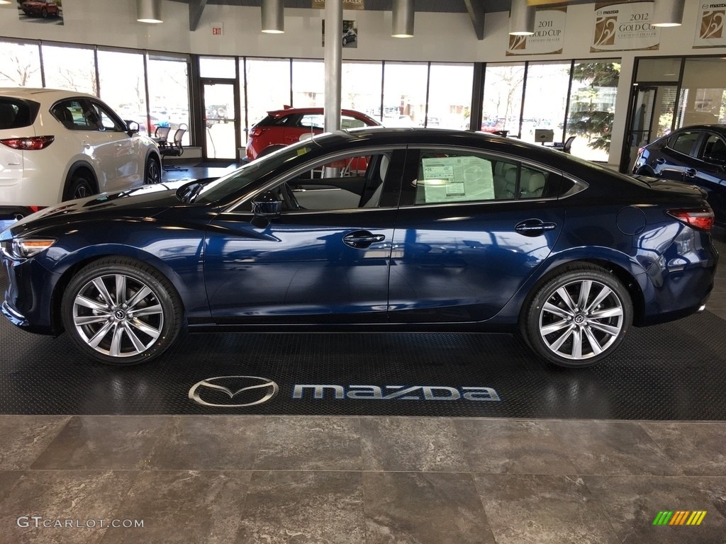 Deep Crystal Blue Mica 2018 Mazda Mazda6 Signature Exterior Photo #126772042