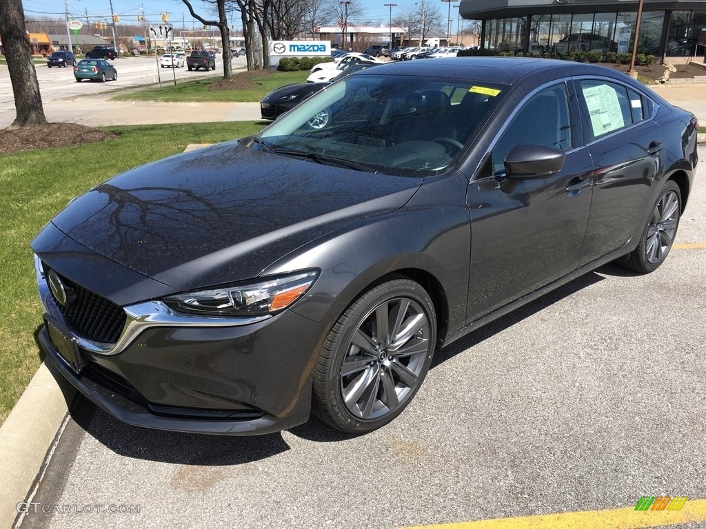 Machine Gray Metallic 2018 Mazda Mazda6 Grand Touring Exterior Photo #126772189