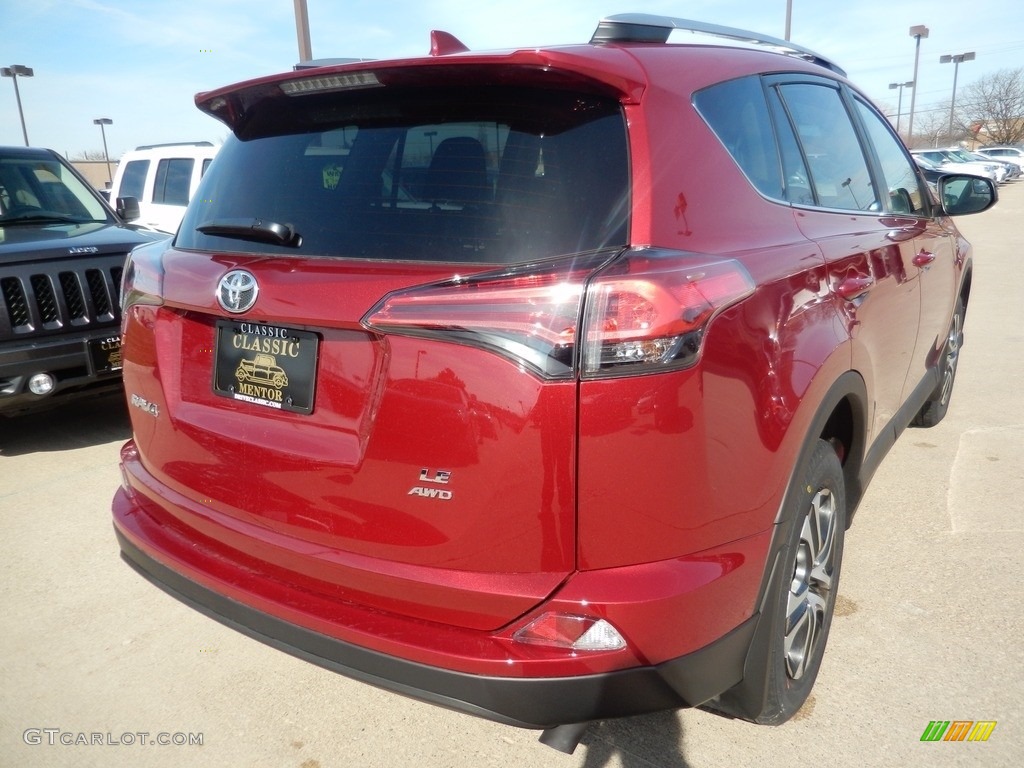 2018 RAV4 LE - Ruby Flare Pearl / Black photo #2