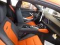 Jet Black/Orange Accents Interior Photo for 2018 Chevrolet Camaro #126774815