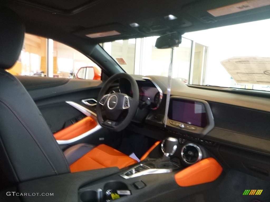 2018 Camaro SS Coupe Hot Wheels Package - Crush (Orange) / Jet Black/Orange Accents photo #10