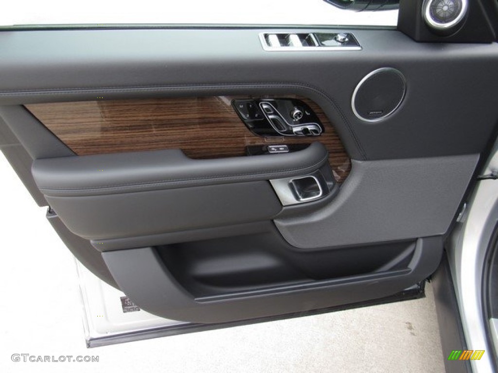 2018 Land Rover Range Rover HSE Ebony Door Panel Photo #126779291