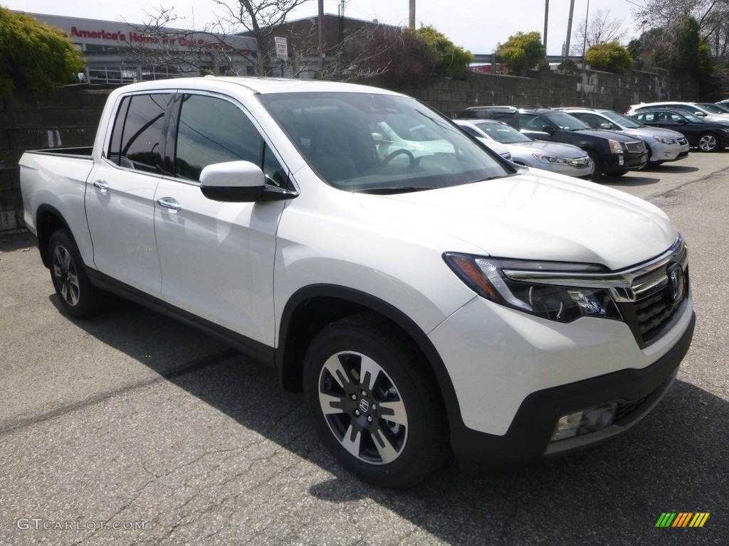 White Diamond Pearl 2018 Honda Ridgeline RTL-E AWD Exterior Photo #126780098