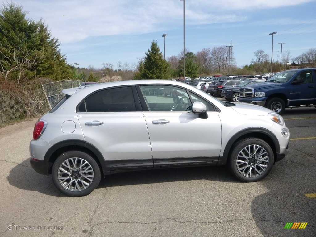 Grigio Argento (Silver Metallic) 2018 Fiat 500X Lounge AWD Exterior Photo #126781838