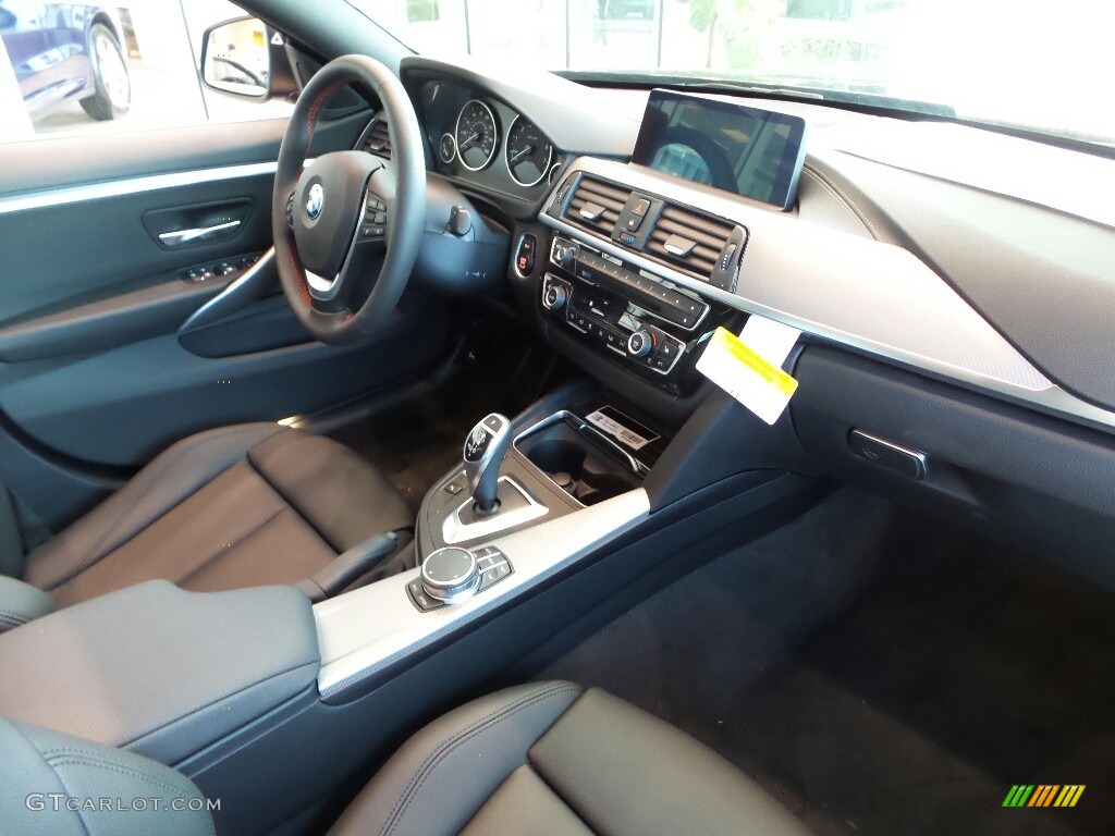 Black Interior 2019 BMW 4 Series 430i xDrive Gran Coupe Photo #126782609