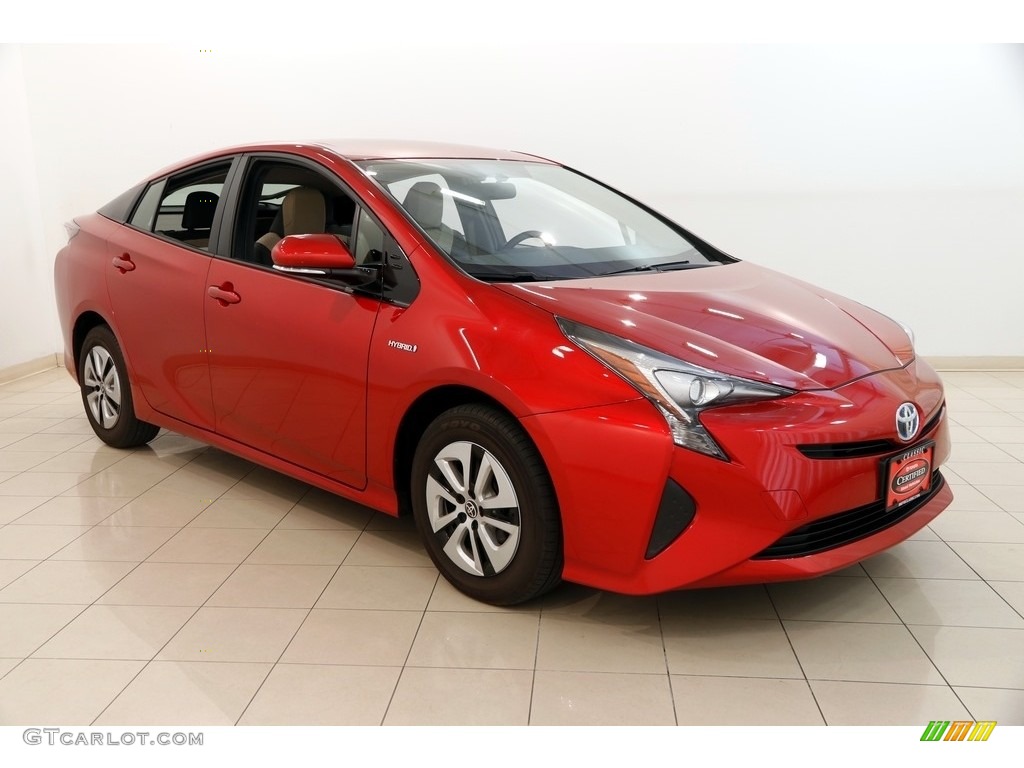 Hypersonic Red Toyota Prius