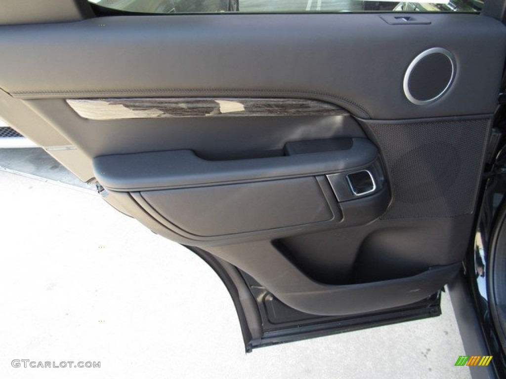 2018 Land Rover Discovery HSE Luxury Ebony/Ebony Door Panel Photo #126784349
