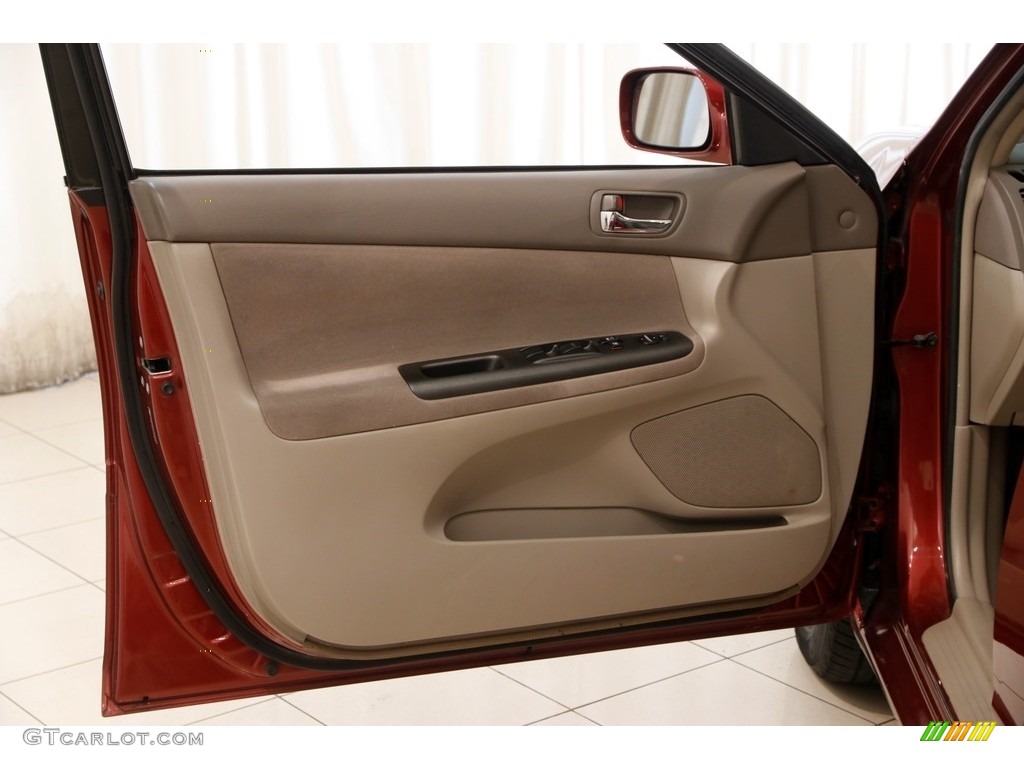 2006 Camry LE - Salsa Red Pearl / Taupe photo #4
