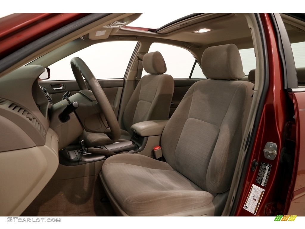 2006 Camry LE - Salsa Red Pearl / Taupe photo #5