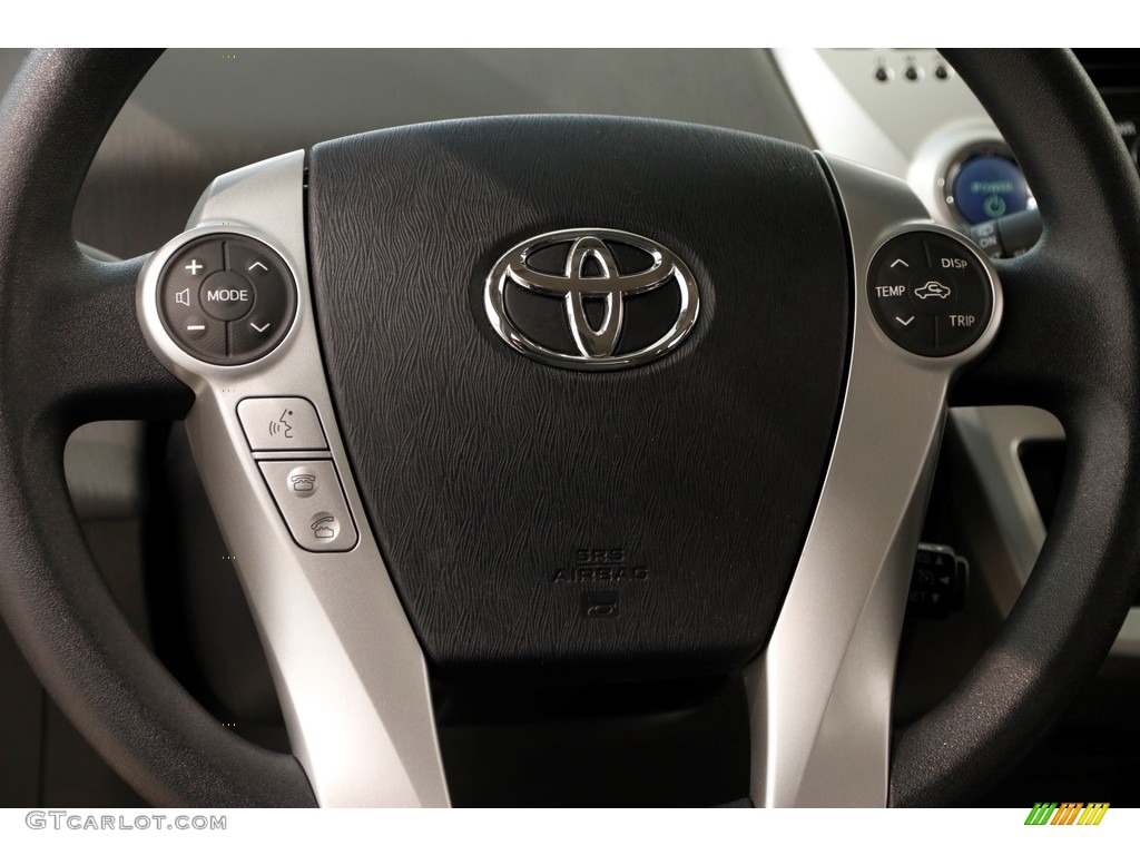 2012 Prius v Three Hybrid - Magnetic Gray Metallic / Dark Gray photo #7
