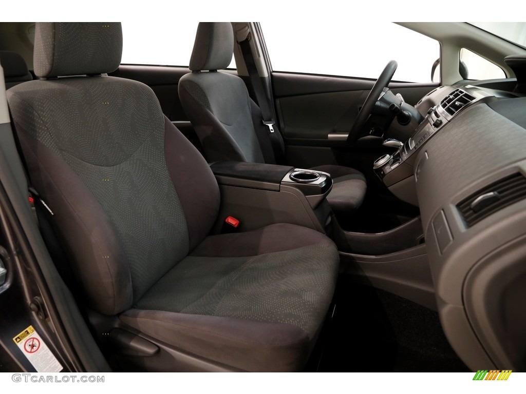 2012 Prius v Three Hybrid - Magnetic Gray Metallic / Dark Gray photo #21
