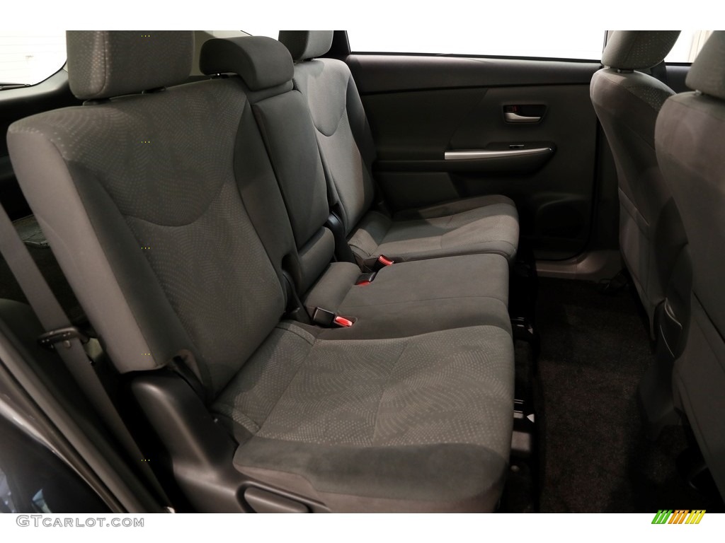 2012 Prius v Three Hybrid - Magnetic Gray Metallic / Dark Gray photo #22