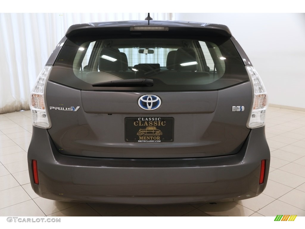 2012 Prius v Three Hybrid - Magnetic Gray Metallic / Dark Gray photo #24