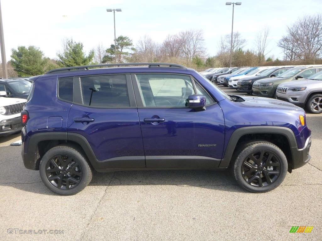 2018 Renegade Latitude 4x4 - Jetset Blue / Black photo #6