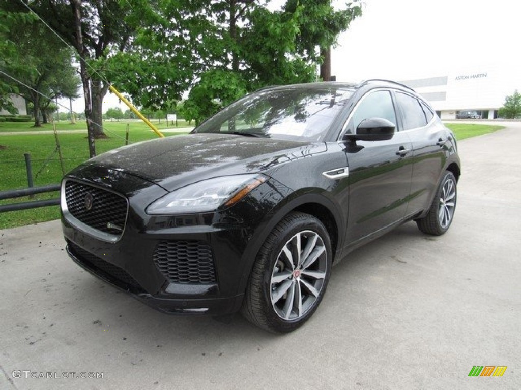 Santorini Black Metallic 2018 Jaguar E-PACE R-Dynamic HSE Exterior Photo #126786953