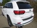 2018 Bright White Jeep Grand Cherokee Overland 4x4  photo #3