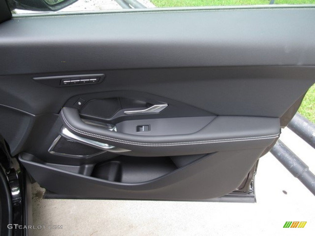 2018 Jaguar E-PACE R-Dynamic HSE Ebony/Ebony Door Panel Photo #126787125