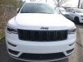 2018 Bright White Jeep Grand Cherokee Overland 4x4  photo #7