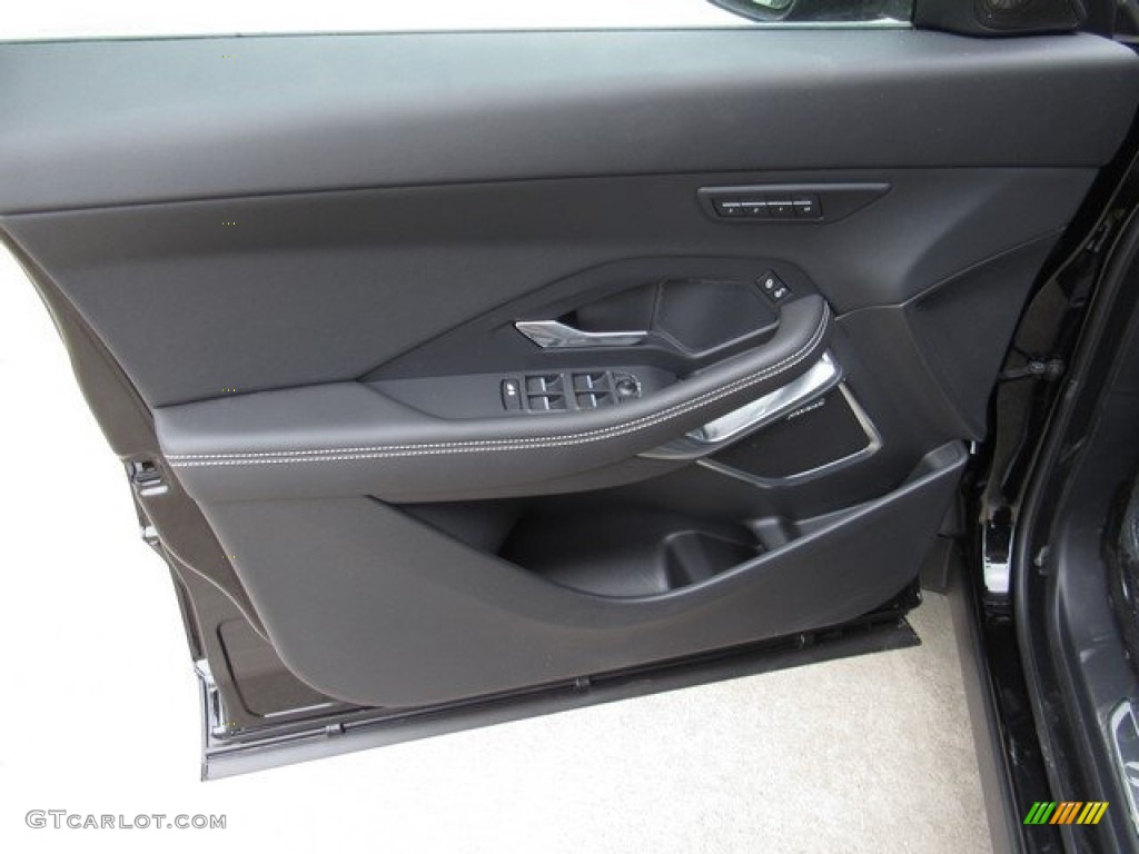 2018 Jaguar E-PACE R-Dynamic HSE Ebony/Ebony Door Panel Photo #126787172